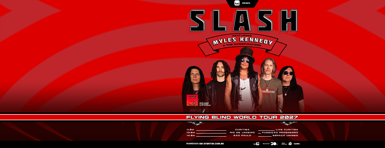 SLASH FEATURING MYLES KENNEDY AND THE CONSPIRATORS | SÃO PAULO